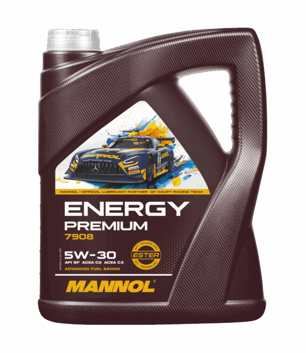 ACEITE 5W30 5LTS ENERGY PREMIUM SINTETICO (BENCINERO, DIESEL Y GNC)NORMAS ACEA C2/C3, API SP/CF, GM DEXOS 2, BMW LL-04, VW 505 01